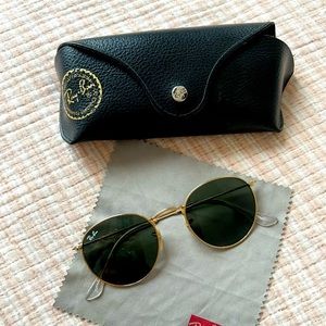Classic Ray-ban round sunglasses - black 🕶